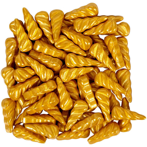 GOLD UNICORN HORN SPRINKLES 710-0-0432 28G (#105374)