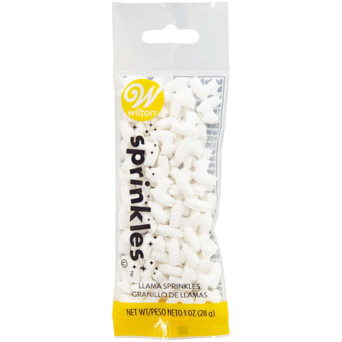 WHITE LLAMA SPRINKLES 710-0-0433 28G (#105376)