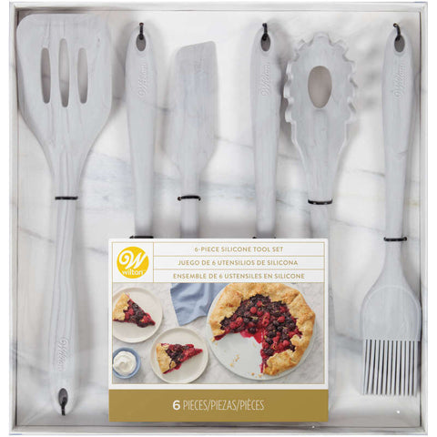 6PC SILICONE KITCHEN TOOL SET 2103-0-0070 (#105388)