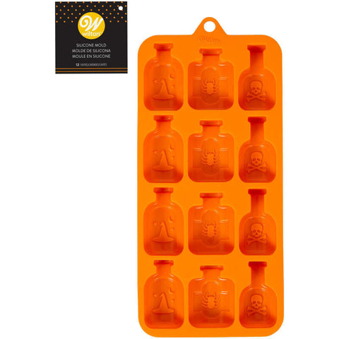 SPELL BOTTLE SILICONE MOULD 12CAV (#105403)