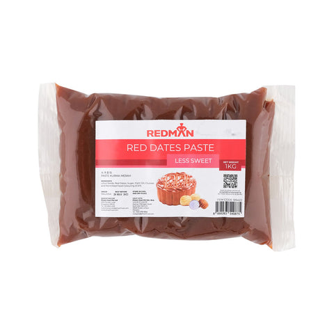 MOONCAKE PASTE RED DATES LESS SWEET 1KG (#105422)
