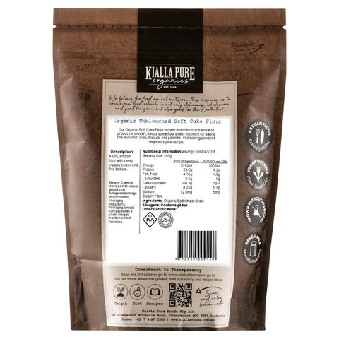 ORGANIC UNBLEACHED SOFT CAKE FLOUR 700G (#105462)
