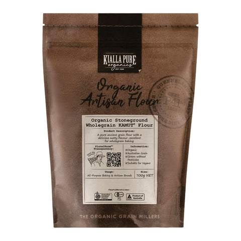 ORGANIC STONEGROUND WHOLEGRAIN KAMUT FLOUR 700G (#105465)