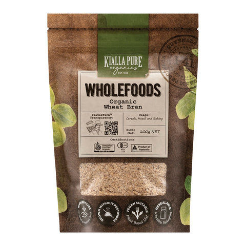 ORGANIC WHEAT BRAN 100G (#105471)