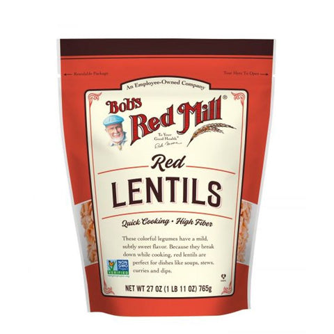RED LENTILS BEANS 27OZ (#105510)