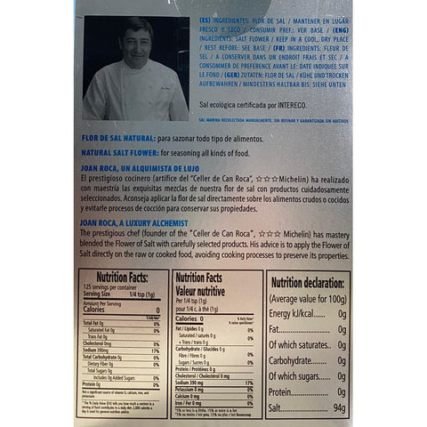 NATURAL FLOWER OF SALT 125G (#105640)