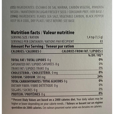 BLACK SEA SALT FLAKES 125G (#105642)