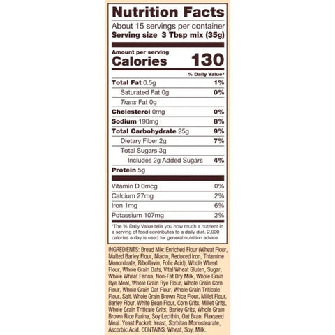 BREAD MIX 10 GRAIN 19OZ (#105644)