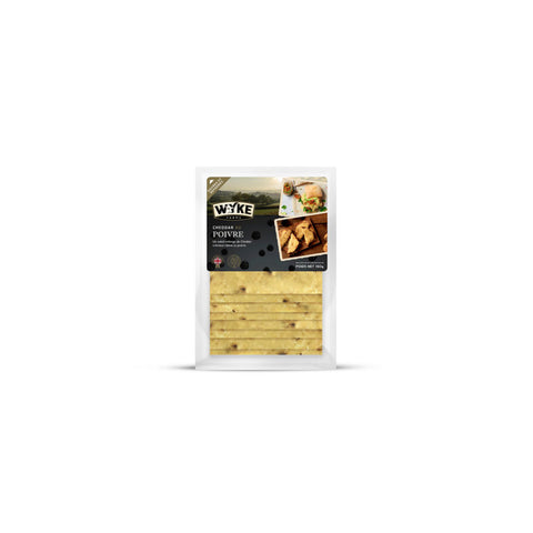 BLACK PEPPER CHEDDAR SLICE 160G (#105858)