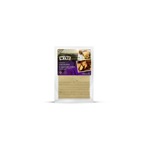 CARAMELIZED ONION CHEDDAR SLICE 160G (#105859)