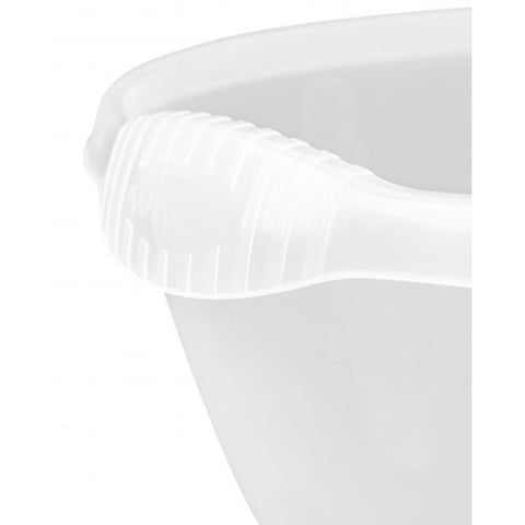 4L PP MIXING BOWL CLEAR COLOUR 30X28X16CM (#105868)