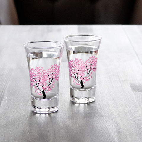 GLASS SAKE SAKURA 2P (#105882)