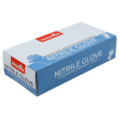 GLOVES NITRILE (POWDER FREE) M 100PC (#105951)