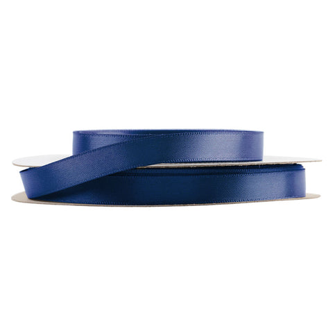 SATIN RIBBON NAVY BLUE 9MMX25M (#106000)