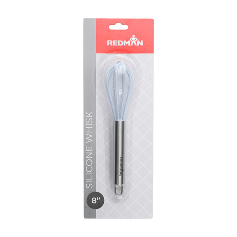SILICONE WHISK 8" PASTEL BLUE (#106126)