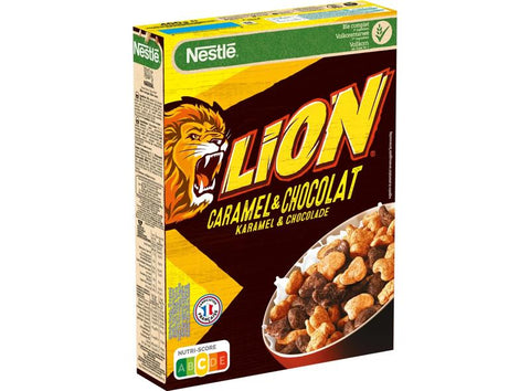 LION CARAMEL CHOC CEREAL 400G (#118231)