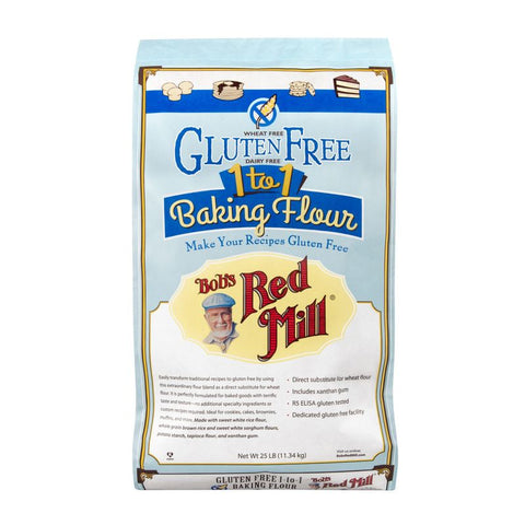 GLUTEN FREE FLOUR 1-TO-1 BAKING 25LB (#106167)