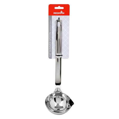 STAINLESS STEEL FAT SKIMMER SPOON (#106337)