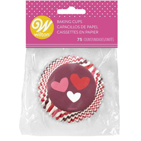 STD BAKING CUPS VALENTINE XOXO 415-0-0446 75PC (#106398)