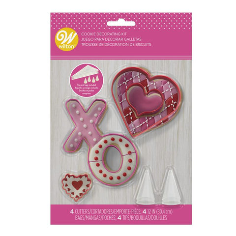 VALENTINE COOKIE DECOR KIT 2107-0-0260 12PC (#106405)