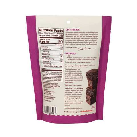 GLUTEN FREE GRAIN FREE BROWNIE MIX 12OZ (#106571)