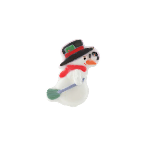 DECOR ICING FLAT SNOWMAN 5.2X3.5CM 0013 (#106576)