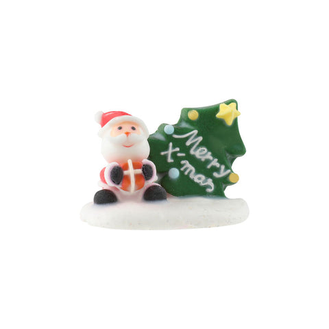 DECOR ICING SANTA MEDIUM 3.7X5.4CM 0067 (#106594)