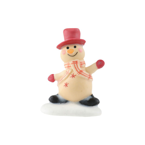 DECOR ICING SNOWMAN MEDIUM 5.9X4.5CM 0062 (#106598)