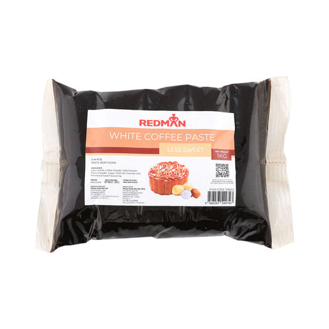 MOONCAKE PASTE WHITE COFFEE LESS SWEET 1KG (#106653)