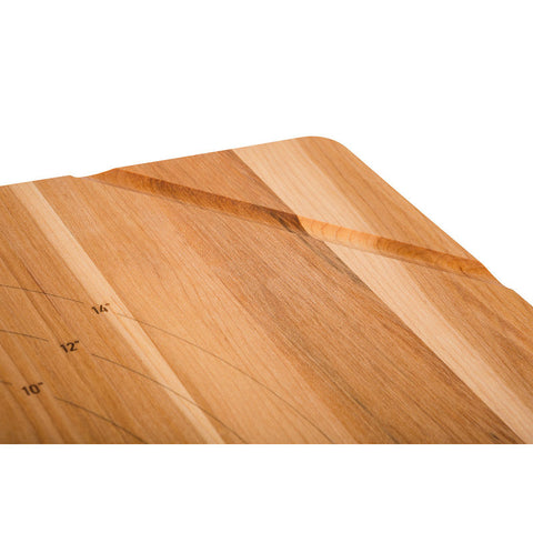 MAPLE PASTRY BOARD WITH WALNUT CLEAT 24X18X0.75" (#106657)