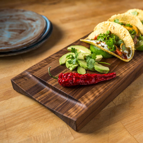 WALNUT BUTTERFLY SERVING BOARD 18X7X1.25" (#106664)