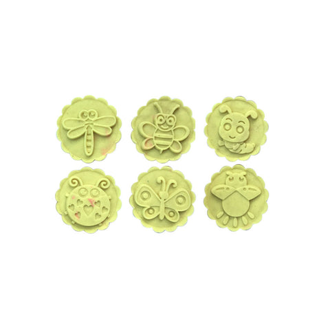 MOONCAKE PRESSED MOULD INSECT 50G 6PC (#106805)