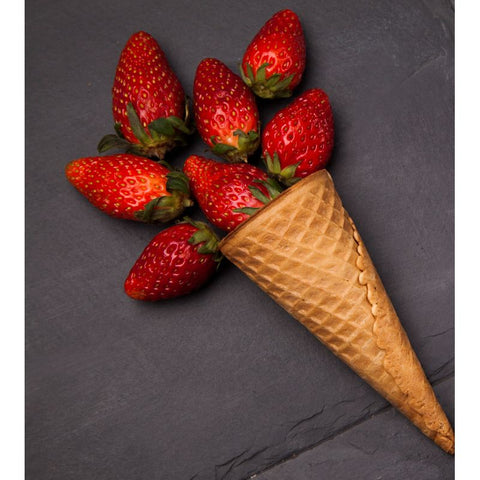 ROLLED SUGAR ICE CREAM CONE 12PC Ø42MMX112MM (#106885)