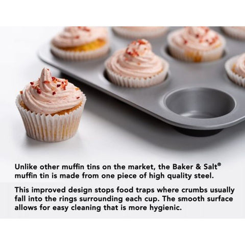 12CAV NON-STICK MUFFIN PAN 39.5X30X3CM (#106899)