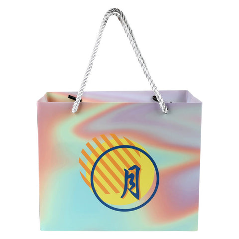 8S MOONCAKE PAPER BAG IRIDESCENT 265X150X138MM (#106913)