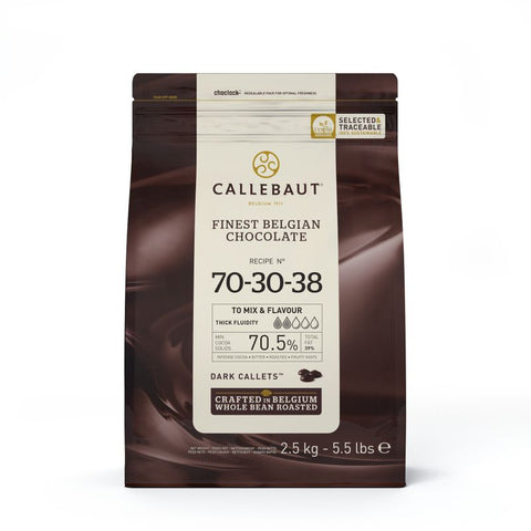 DARK COUVERTURE CHOCOLATE 70.5% 2.5KG (#106928)