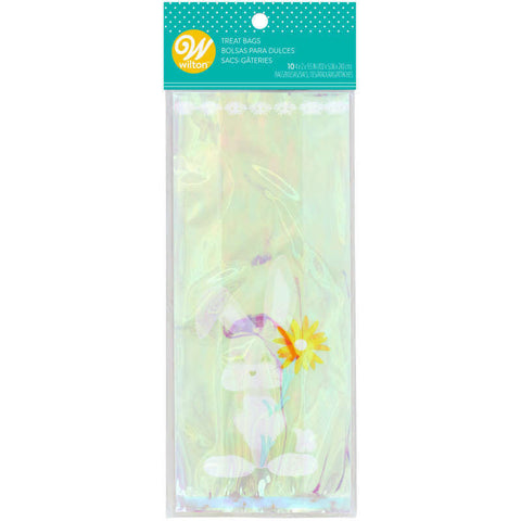 IRIDESCENT BUNNY TREAT BAG 1912-0-0338 10PC (#106933)