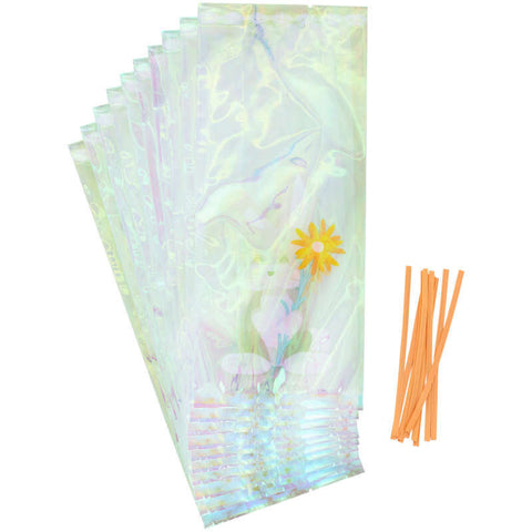 IRIDESCENT BUNNY TREAT BAG 1912-0-0338 10PC (#106933)