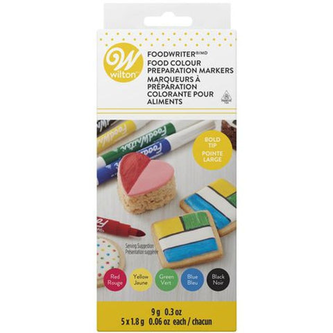 BOLD TIP FOOD WRITER PRIMARY COL 609-0-0011 5PC (#106957)