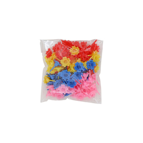 CANDLE HOLDER ASST COLOUR 100PC (#106980)