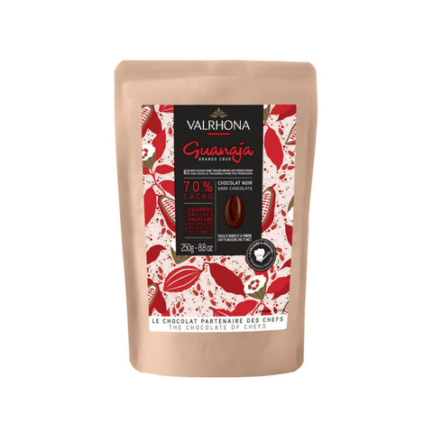 DARK CHOC GUANAJA 70% VALRHONA 250G (#107001)