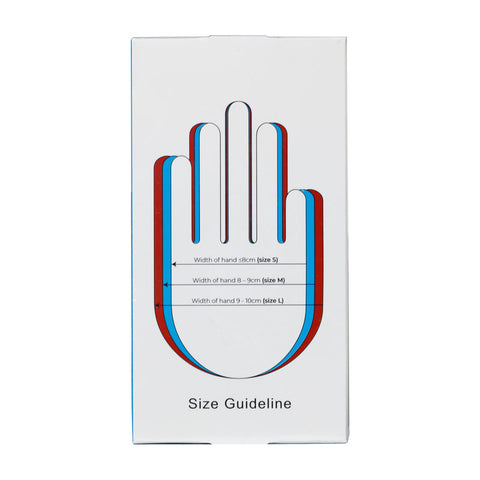 GLOVES NITRILE BLUE(POWDER FREE) L 100PC (#107148)