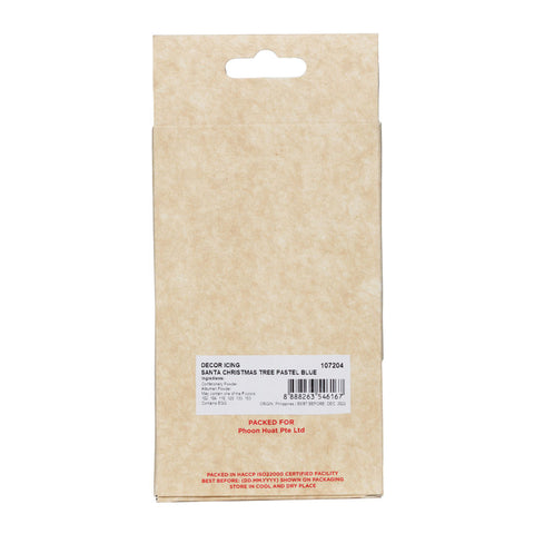 DECOR ICING SANTA CHRISTMAS TREE PASTEL BLUE (#107204)