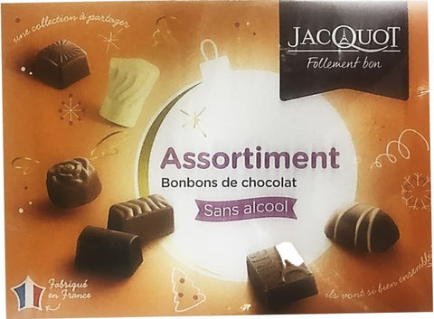 CHOCOLATE ASSORTMENT NO ALCOHOL 400G (#126804)