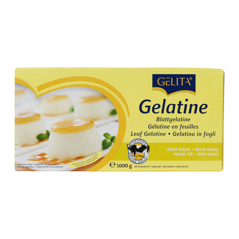 GOLD GELATINE LEAF 1KG (#107213)
