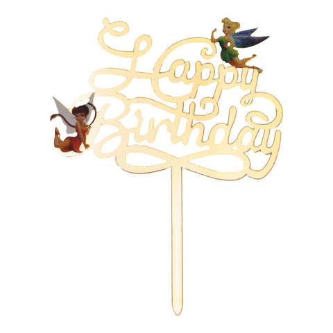 ARCYLIC PICK HAPPY BIRTHDAY FAIRY (#107229)