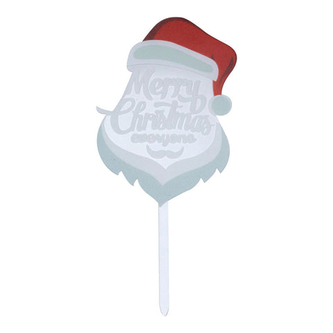 ARCYLIC PICK MERRY XMAS SANTA (#107240)