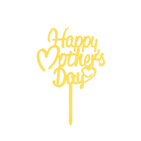 ARCYLIC INSERT HAPPY MOTHERS DAY GOLD (#107253)
