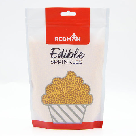 DECOR SUGAR PEARL GOLD 4MM 500G (#107337)