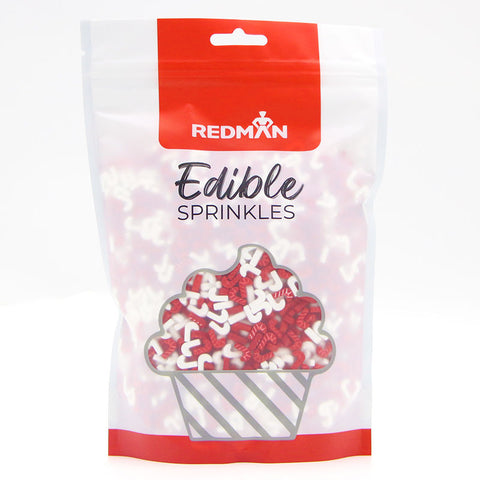DECOR PRESS CANDY CANE RED WHITE 500G (#107345)